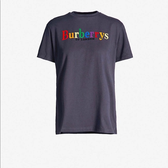 burberry rainbow t shirt